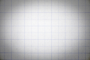 grid paper background with vintage style tone and vignette effect