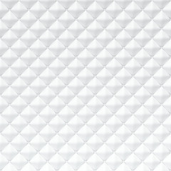 White square pyramids with rounded edges - abstract square background