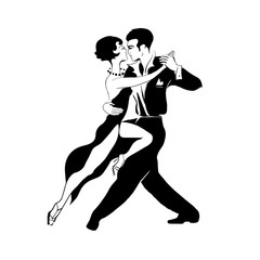 passionate Argentine tango