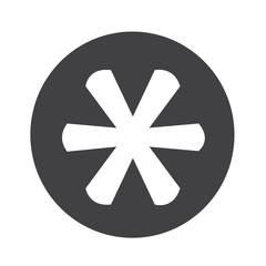 Asterisk Footnote sign icon