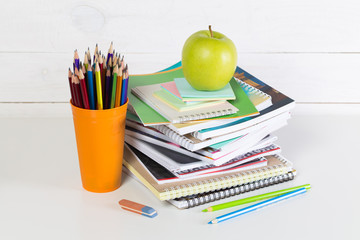 Naklejka premium School supplies