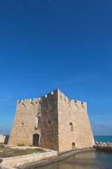 Fototapeta na wymiar Salento, coastal tower of Torre Santa Sabina, Apulia, Italy