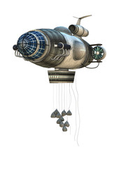 Fantasy Zeppelin Starship © photosvac