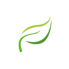 leaf logo icon line