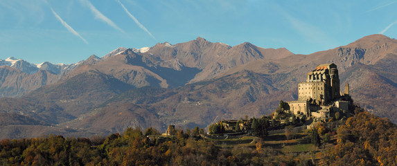 Panoramic view of Saint Michael Abbey