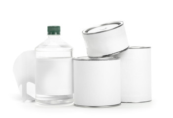 Paint bottles