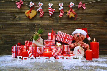 Weihnachtskarte - Adventskalender
