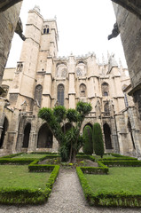 Fototapeta premium Narbonne (France), cathedral cloister