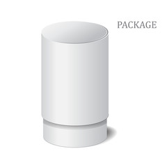  cardboard package isolated box on the white background. mock up