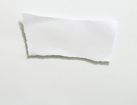 Ripped paper, space for advertising copy