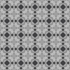 Seamless pattern of braided crosses with swatch for filling. Celtic ornament texture. Fashion geometric background for web or printing design.