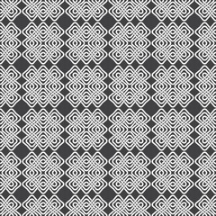 Seamless pattern of braided crosses with swatch for filling. Celtic ornament texture. Fashion geometric background for web or printing design.