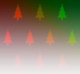 Obraz premium christmas tree wallpaper for background colorful toning