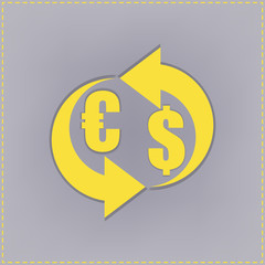 Currency Exchange, banking, global finance, Vector Image