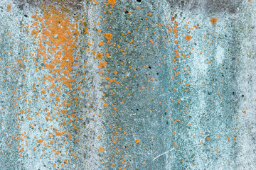 Wall fragment with attritions and cracks