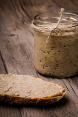 Natural diy homemade lentil paste