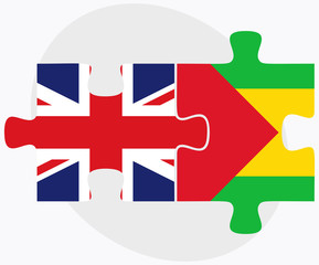 United Kingdom and Sao Tome and Principe Flags