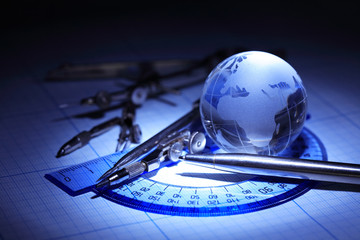 Drawing Instrument And Globe