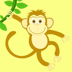 Obraz na płótnie Canvas chinese new year monkeys