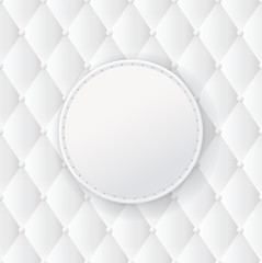 White upholstery background. 
