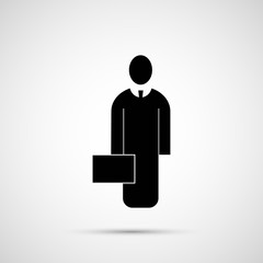 People vector design. Icon man with briefcase