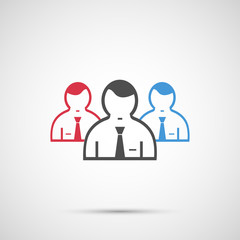 People vector design. 3 man icon