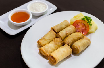 deep fried spring rolls
