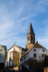 Fototapeta na wymiar Kirche in Wiebelskirchen