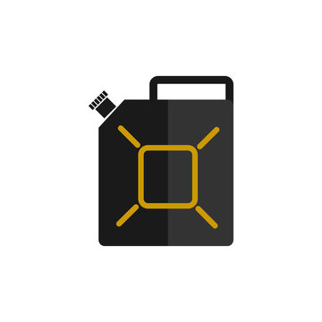 canister color icon flat vector
