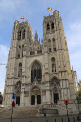 Fototapeta premium Kathedrale St. Michael und St. Gudula