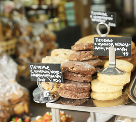 cookies on the counter