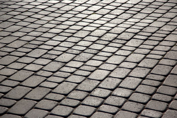 pavement close up in the sunlight