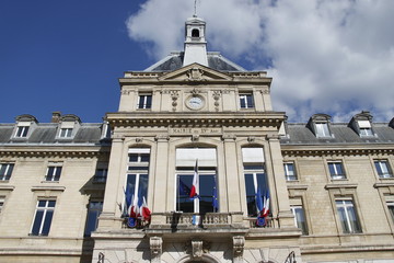 Fototapeta na wymiar Mairie du 15 me arrondissement à Paris