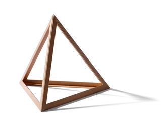 Empty triangular frame