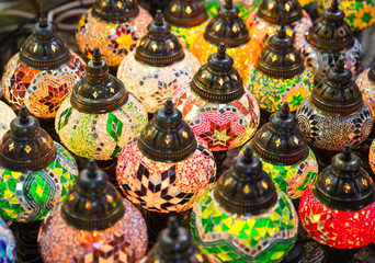 Traditional arabic lamps