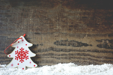 Christmas decoration with tree shape