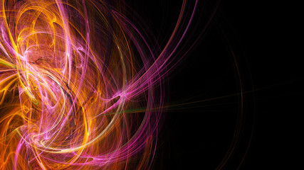 Abstract. Fractal Wallpaper on your desktop. Widescreen. Digital artwork for creative graphic design.