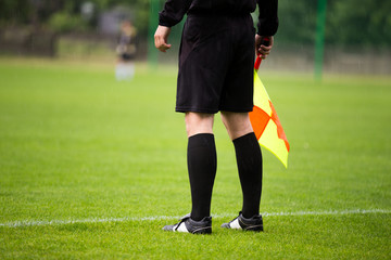 soccer referee guardalinee arbiter assistant