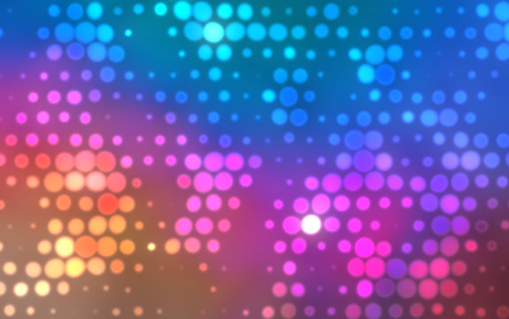 festival Light Blurs and Abstract Circle Patterns and background