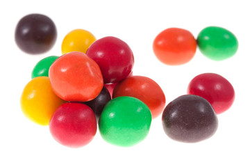 Chocolate candy isolated