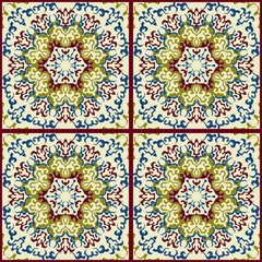 Vector Seamless Eastern Pattern