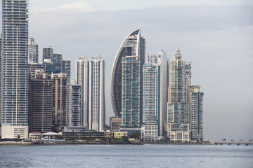 Naklejka premium Panama City Skyline