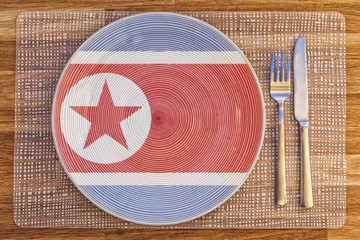 Dinner plate for North Korea