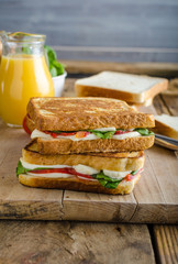 Delicious Italian sandwich