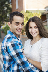 Obraz premium Young happy couple