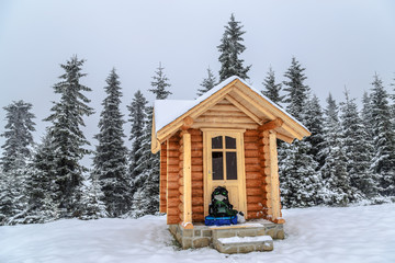 chapel in mountains