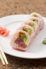 Tuna Avocado Pink Sushi