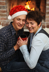 Smiling man and woman