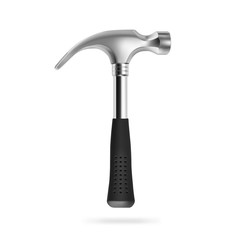 Hammer on white background. Vector illustration