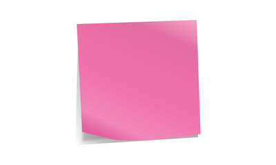 Pink Post-it note